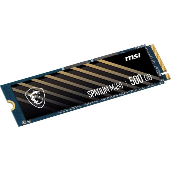 500GB SSD M.2 TYPE 2280 PCIE 4.0 X4 NVME MSI SPATIUM M450 S78-440K380-P83