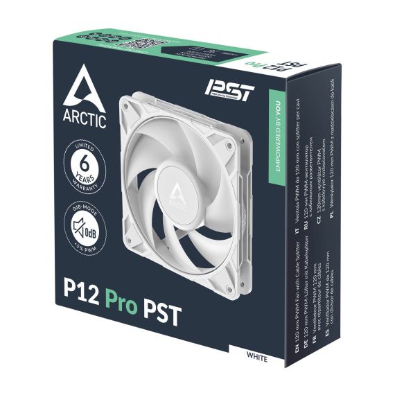 VENTILATOR PENTRU CARCASA CASE/CPU FAN ARCTIC P12 PRO PST WHITE
