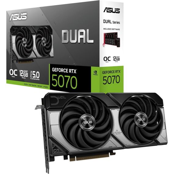ВИДЕОКАРТА ASUS DUAL-RTX5070-O12G