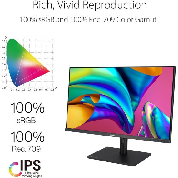 МОНИТОР 32 ASUS PROART PA328QV HDR PROFESSIONAL MONITOR IPS 2K 16:9
