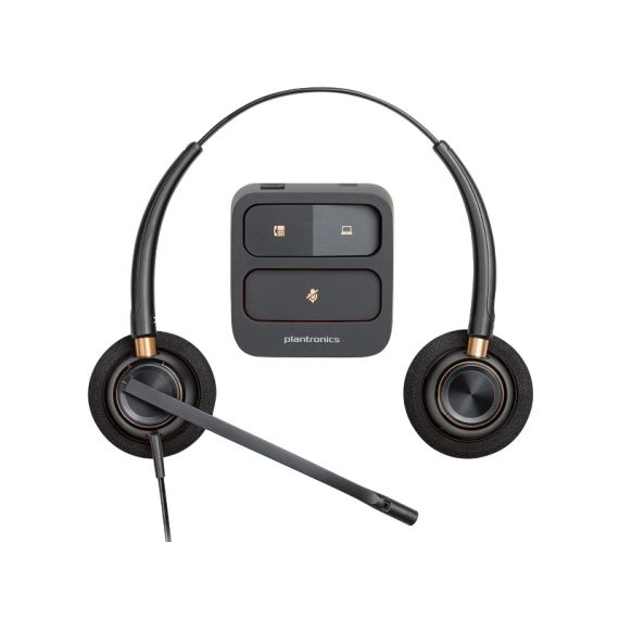 POLY ENCOREPRO HW520V BINAURAL HEADSET +QUICK DISCONNECT EURO