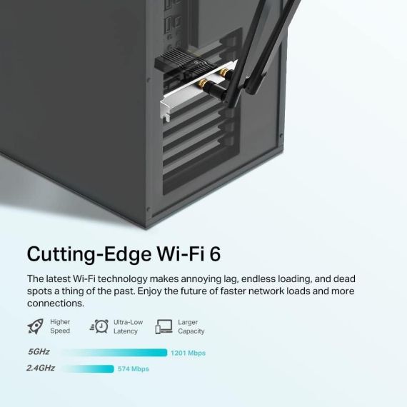 TP-LINK ARCHER TX20E AX1800 WI-FI 6 + BT5.0 PCI EXPRESS ADAPTER