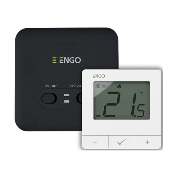 TERMOSTAT INTELIGENT ENGO E20 I-W, PROGRAMABIL, WI-FI, FARA FIR, WHITE