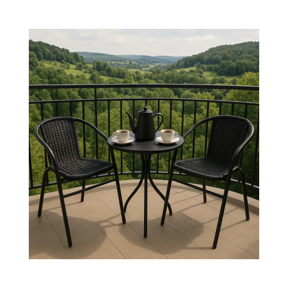 СТУЛ BISTRO OM-291850 ЧЕРНЫЙ