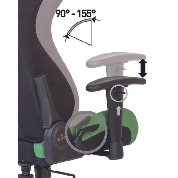 FOTOLIU HEXTER ML R1D TILT PL70 FAB/01 (NEGRU/VERDE)