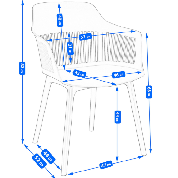 СТУЛ CORNIDO SD-271067 ДЕРЕВО/ПЛАСТИК ЧЕРНЫЙ