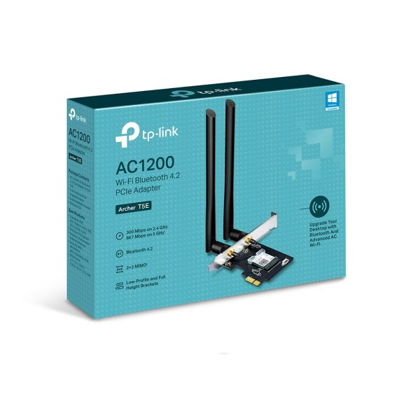PCIE / WI-FI 5 ADAPTER / TP-LINK ARCHER T5E /  DUAL BAND AC1200