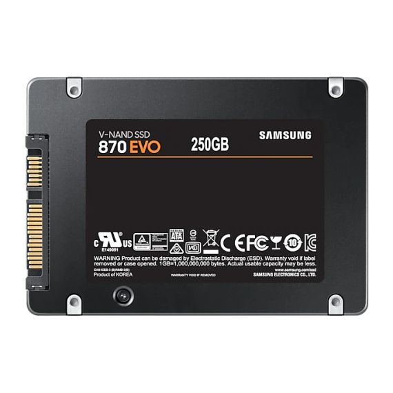 SSD 2.5"  SAMSUNG SSD 870 EVO 250GB (MZ-77E250B/EU)