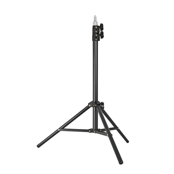 TRIPOD PHOTOGRAPHY ALUMINUM 160CM (ADJUSTABLE HEIGHT, HEAVY DUTY, UNIVERSAL COMPATIBILITY), BLACK