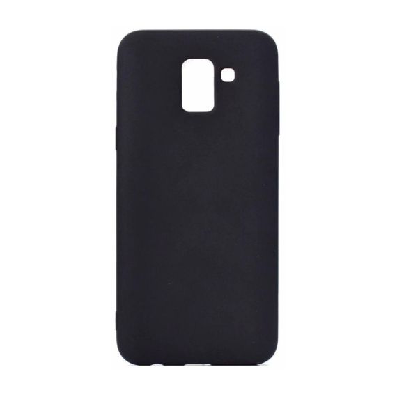 HELMET CASE TPU SUEDE SAMSUNG J6 (2018), BLACK