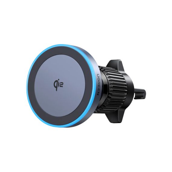 UGREEN CAR MOUNT CHARGER WIRELESS QI2 15W, 360 ROTATION, BLACK | W708