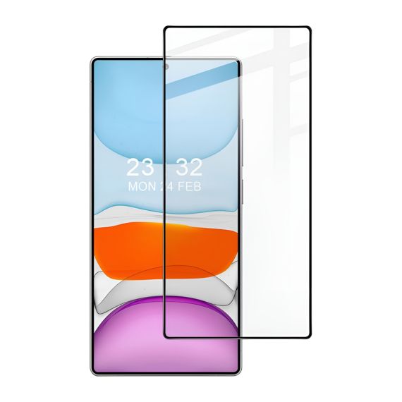 BIVA TEMPERED GLASS 5D SAMSUNG S24 ULTRA, BLACK(10PCS)
