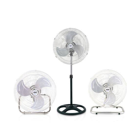 RAF ELECTRIC FAN R.918, 3IN1, 400W (2PCS IN BOX)