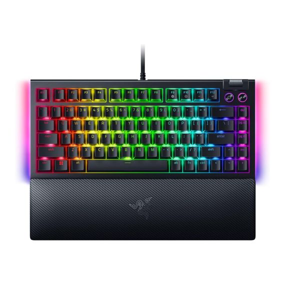 RAZER KEYBOARD MECHANICAL BLACKWIDOW V4 75%, BLACK EDITION US LAYOUT