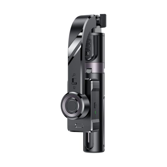 YESIDO BLUETOOTH 5.0 SELFIE STICK+ GIMBAL 360°,TRIPOD FOLDABLE STABILIZER 400MAH 70CM (SF28), BLACK