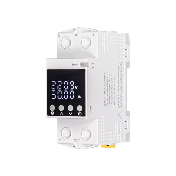 MOES WI-FI CIRCUIT BREAKER WITH DISPLAY 1P 80A WITH ENERGY MONITORING( OCP / OVP / UVP) 