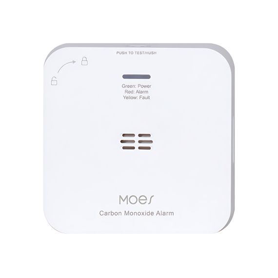 MOES ZIGBEE CO DETECTOR ALARM WIRELESS GAS LEAK CARBON MONOXIDE SENSOR LR6