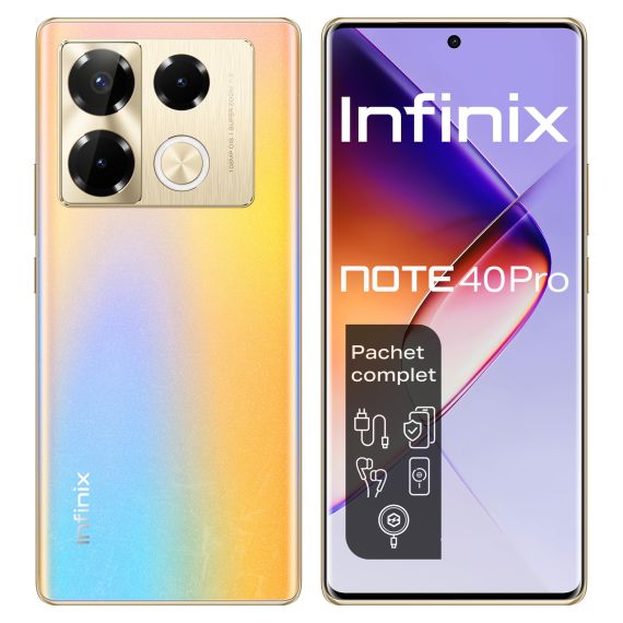 TELEFON INFINIX NOTE 40 PRO TITAN GOLD 4G/12GB/256GB/32MP/108MP