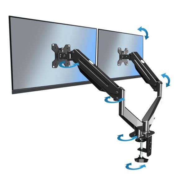 ARM FOR 2 MONITOR 10"-27"  ESPERANZA MACHE ERW020