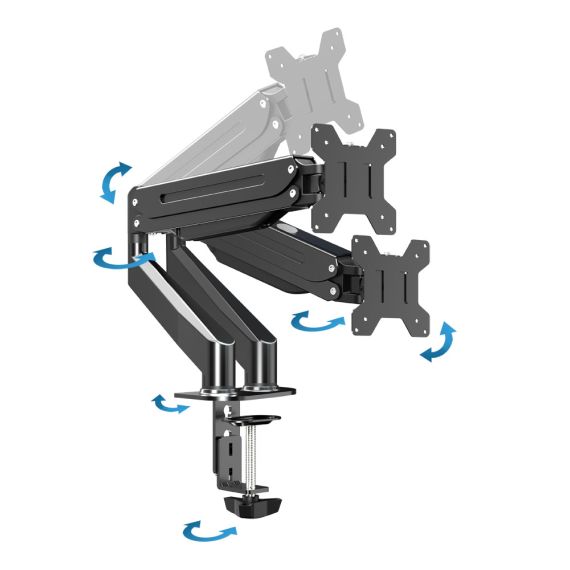 ARM FOR 2 MONITOR 10"-27"  ESPERANZA MACHE ERW020