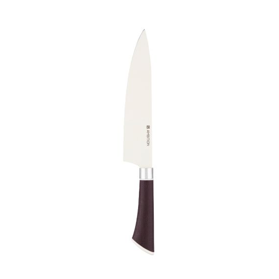 AMBITION, CHIEF'S KNIFE, PURE LINE, 20 CM, HIGH-CARBON STEEL