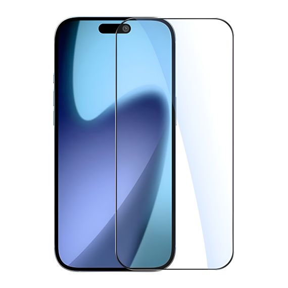 BIVA TEMPERED GLASS 5D IPHONE 17, BLACK (1PCS)