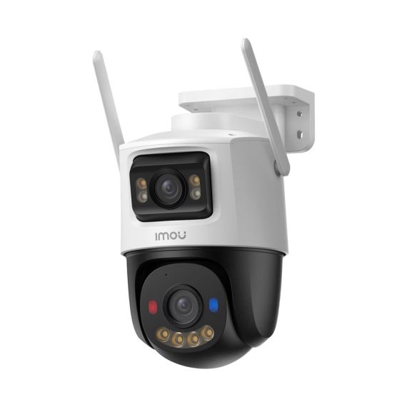 IMOU OUTDOOR PT SECURITY CAMERA CRUISER DUAL 2 PRO AURORA 2K 4+4MP, WHITE
