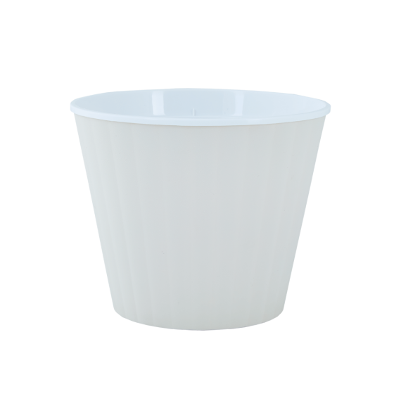 114034 GHIVECI DE FLORI "IBIS" CU FUND DUBLU 15,7X13,0CM