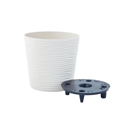 115090 GHIVECI DE FLORI CU INSERTIE FIUJIN D30*28.5 CM ALEANA