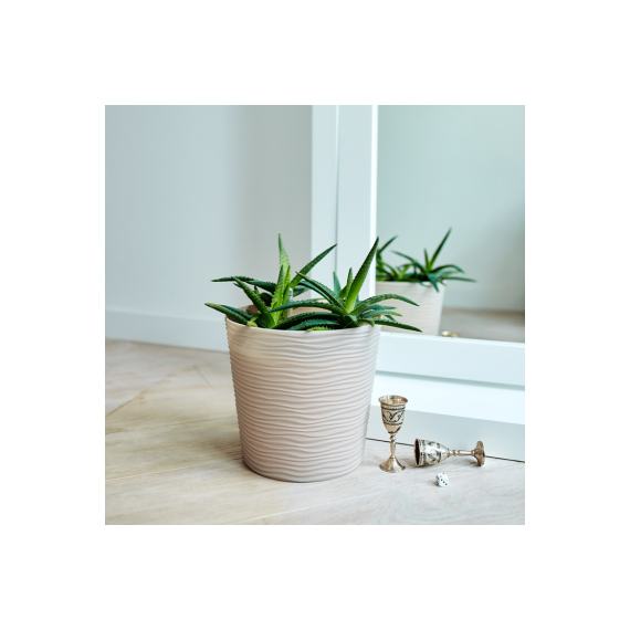 115090 GHIVECI DE FLORI CU INSERTIE FIUJIN D30*28.5 CM ALEANA