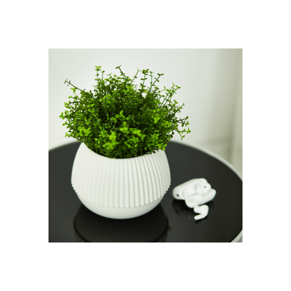 116003 GHIVECI DE FLORI BOHO D17 CM ALEANA, WHITE ROSE