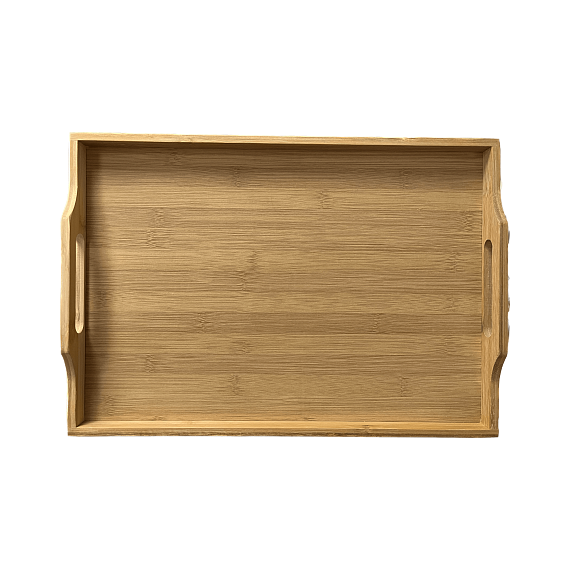 TAVA DREPTUNGHIULARA CU MINERE DIN BAMBUS, 40 X 28CM, EUROGOLD