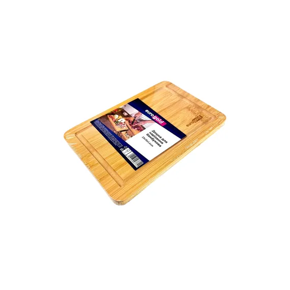 TOCATOR DREPTUNGHIULAR DIN BAMBUS 23 X 15CM, EUROGOLD