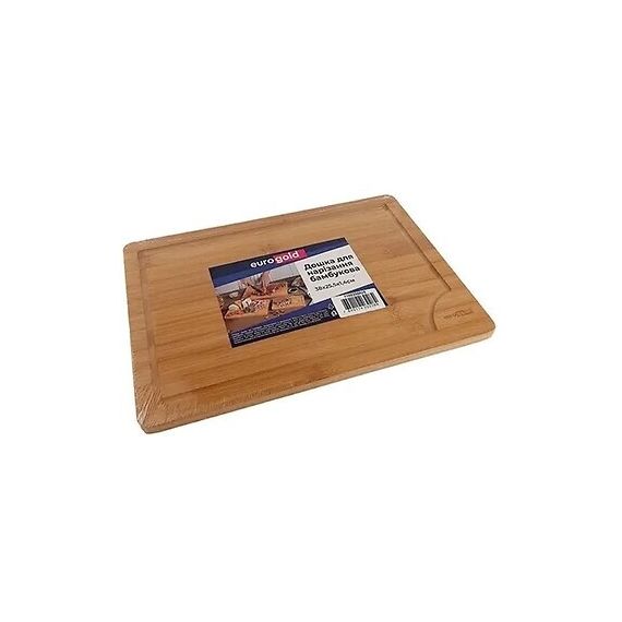 TOCATOR DREPTUNGHIULAR DIN BAMBUS 30.5X 20CM, EUROGOLD