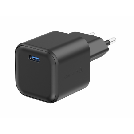UNIVERSAL HOME CHARGER SWISSTEN GAN 1X USB-C 20W PD BLACK