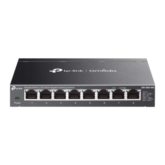 TP-LINK DS108G-M2 | OMADA 8-PORT 2.5G MULTI-GIGABIT DESKTOP SWITCH