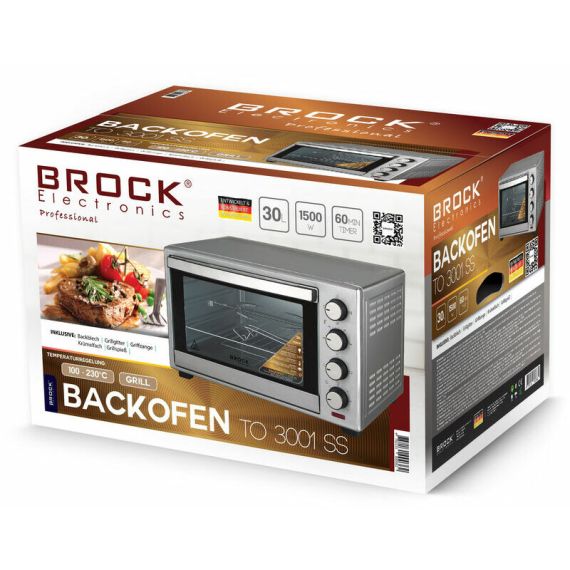 ELECTRIC OVEN BROCK TO 3001 SS 30L