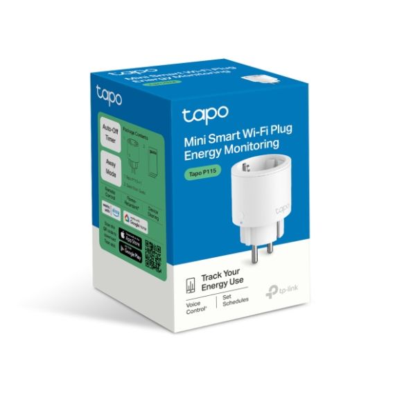 TP-LINK TAPO P115 MINI WI-FI REMOTE ACCESS VOICE CONTROL 1-PACK