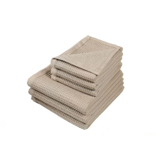 PROSOP DIN COTON VALENTINA 40X70 CM, 500G/M2 SIMPLY TAUPE