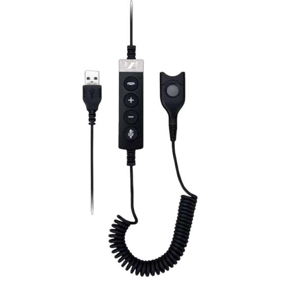 HEADSET CONNECTION CABLE SENNHEISER CALL CONTROL ON CABLE USB-ED CC 01 MS