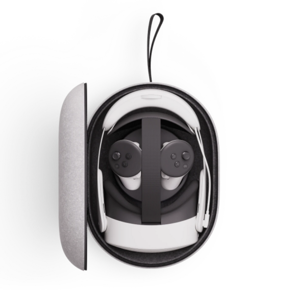 META QUEST 3 & 3S - CARRYING CASE (VR), LIGHT GREY