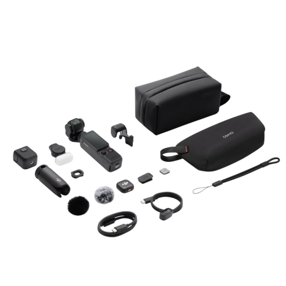 CAMERA ACTION CU STABILIZATOR DJI OSMO POCKET 4 CREATOR COMBO, BLACK