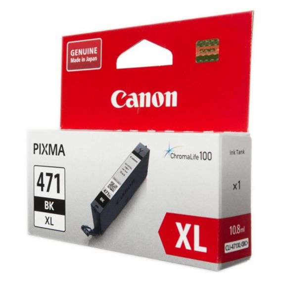 INK CARTRIDGE CANON CLI-471XL BK, BLACK