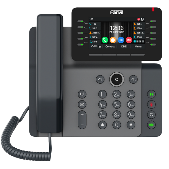 FANVIL V65 BLACK, PRIME BUSINESS IP PHONE, COLOR DISPLAY