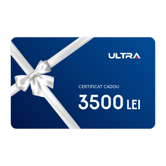 CERTIFICAT CADOU CU VALOAREA 3500 LEI | CARD CU BARCODE SI NUMEROTATIE