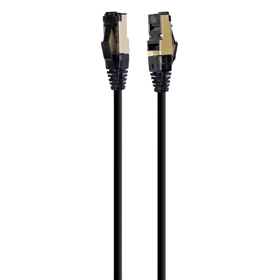 PATCH CORD CAT.8  5.0M, BLACK, PP8-LSZHCU-BK-5M, CABLEXPERT, LOW SMOKE ZERO...
