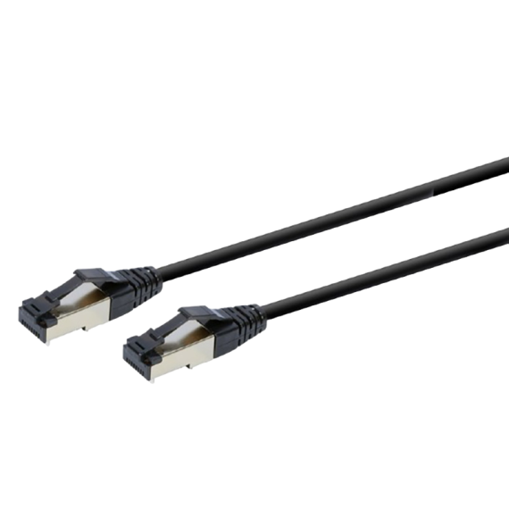 PATCH CORD CAT.8  5.0M, BLACK, PP8-LSZHCU-BK-5M, CABLEXPERT, LOW SMOKE ZERO...