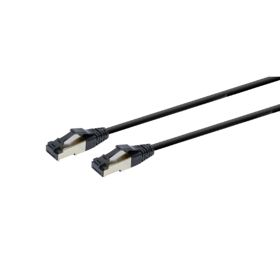 PATCH CORD CAT.8  5.0M, BLACK, PP8-LSZHCU-BK-5M, CABLEXPERT, LOW SMOKE ZERO...