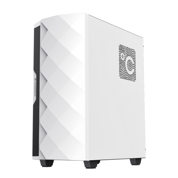 CASE ATX GAMEMAX DIAMOND CP WT, W/O PSU, 0.5MM, 3X120MMARGB, 1X140MM, ARGB...