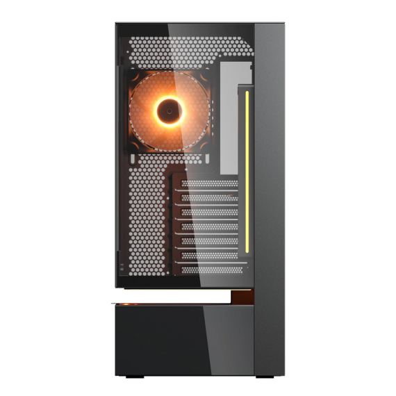 CASE ATX COUGAR CFV235 VISION W/O PSU, 2X120REVERS, 1X120MM, ARGB PWM, TG:...